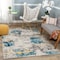 World Rug Gallery Sky Collection Modern Abstract Area Rug 5'x7' Cream 233CREAM5X7 - alternate 3